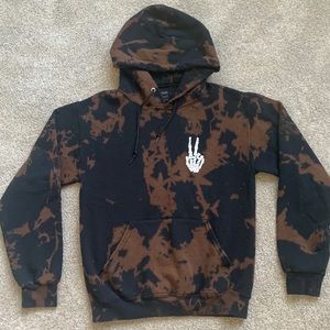 Skeleton Peace Sign Sweatshirt